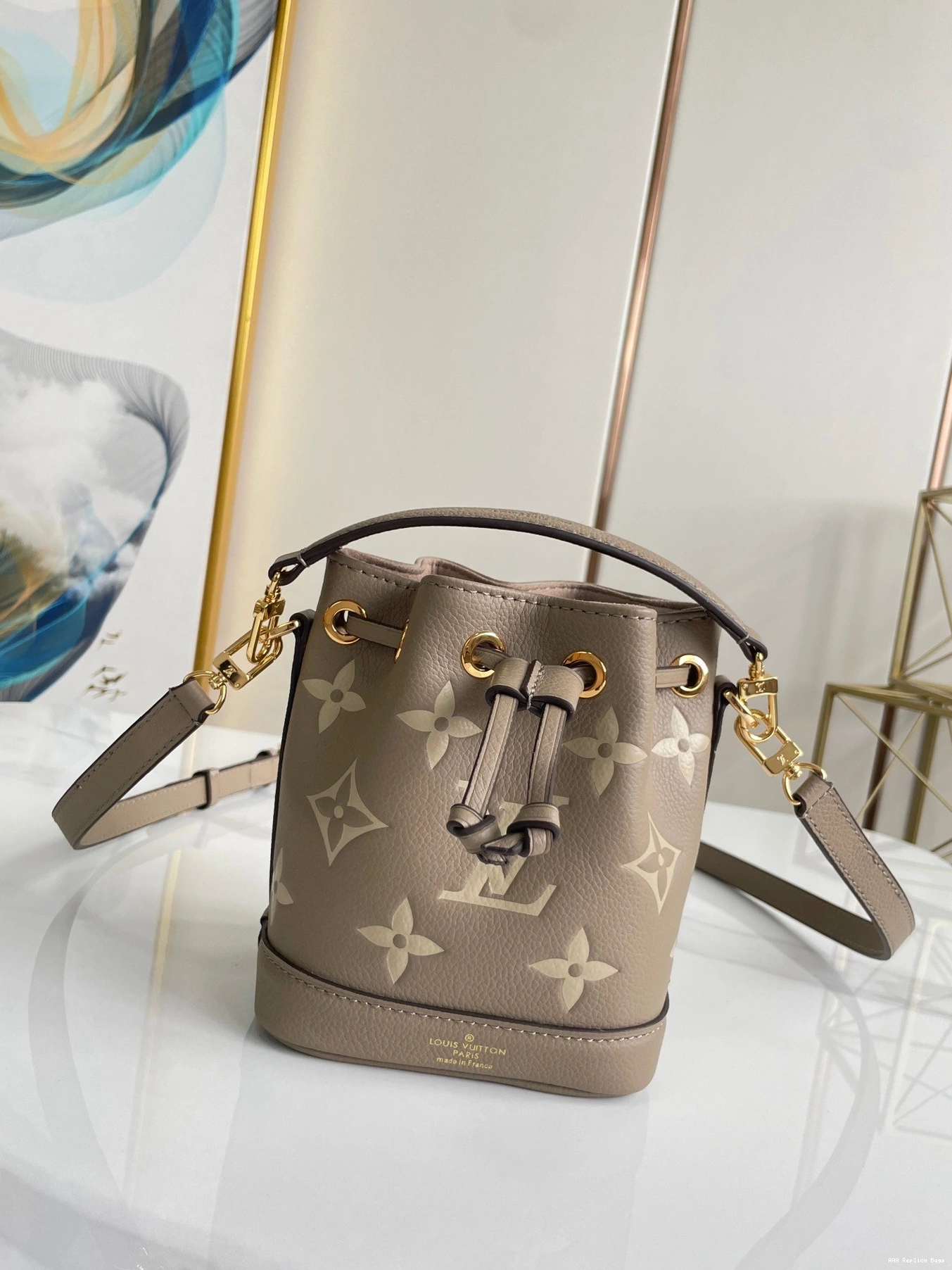 Aaa replica bags LOUIS NOÉ VUITTON NANO 0801